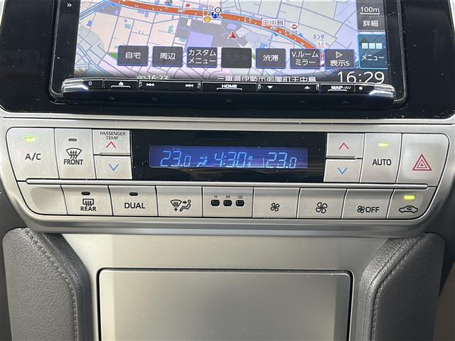 ランドクルーザープラド ＴＸ　社外９型ナビ　バックカメラ　サンルーフ　ビルトインＥＴＣ　スペアキー　前後コーナーセンサー　レーダークルーズコントロール　レーンキープアシスト　純正フロアマット　ＬＥＤ　オートハイビーム　禁煙車（10枚目）