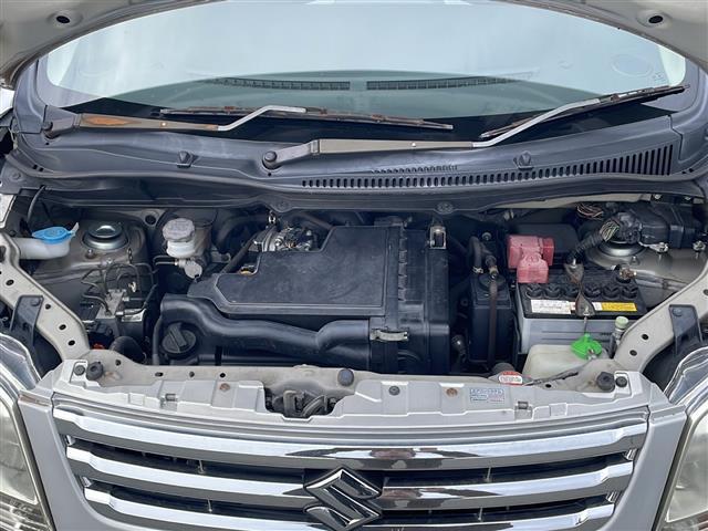 ワゴンＲ ＦＸリミテッドＩＩ　スペアキー　純正フロアマット　ＣＤプレーヤー　本革巻きステアリング　オートエアコン　ダブルエアーバック　　　プッシュスタート　ウィンカーミラー　ドアバイザー　電動格納ミラー　純正アルミホイール（38枚目）