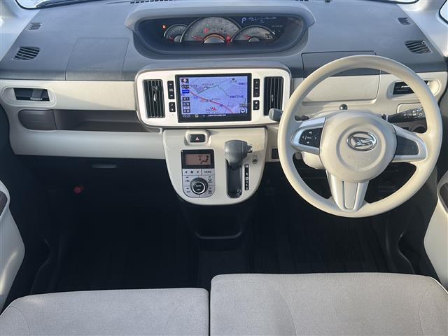 ムーヴキャンバス Ｇメイクアップリミテッド　ＳＡＩＩＩ　純正ナビ　パノラマモニター　ＥＴＣ　両側パワースライドドア　前方ドラレコ　ＵＳＢ給電　ＬＥＤヘッドライト　オートマチックハイビーム　ＰＳＣ　純正フロアマット　スマートアシスト　禁煙車（2枚目）