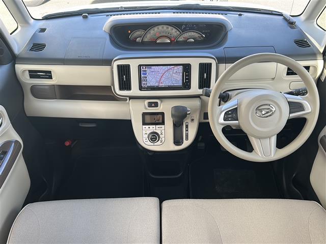 ムーヴキャンバス Ｇメイクアップ　ＳＡＩＩＩ　社外ナビ　バックカメラ　社外前方ドラレコ　両側パワースライドドア　社外ＥＴＣ　コーナーセンサー　ベンチシート　ＬＥＤヘッドライト　オートライト　ステアリングスイッチ　純正ホイールキャップ　禁煙車（2枚目）