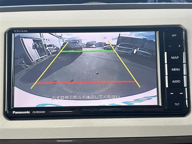 ムーヴキャンバス Ｇメイクアップ　ＳＡＩＩＩ　社外ナビ　バックカメラ　社外前方ドラレコ　両側パワースライドドア　社外ＥＴＣ　コーナーセンサー　ベンチシート　ＬＥＤヘッドライト　オートライト　ステアリングスイッチ　純正ホイールキャップ　禁煙車（4枚目）