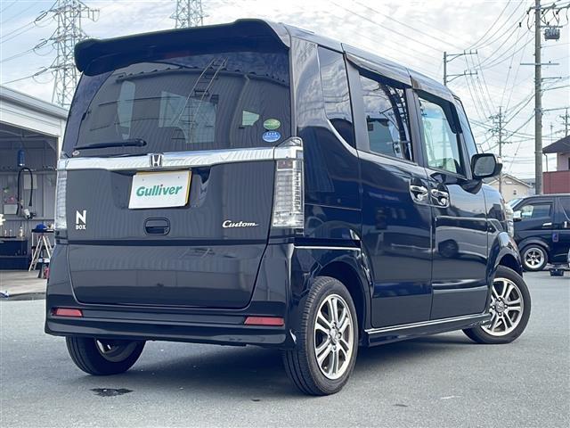 N-BOXカスタム G・Lパッケージ 純正7型ナビ 片側パワースライドドア バックカメラ 社外前後ドラレコ スペアキー ベンチシート チップアップシート オートライト フォグライト 純正AW 電動格納ミラー 禁煙車(38枚目)