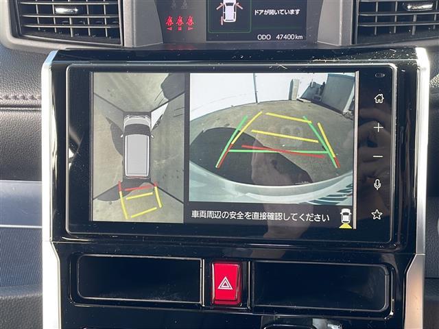 ルーミー カスタムＧ－Ｔ　純正ディスプレイオーディオ　ＡｐｐｌｅＣａｒＰｌａｙ　両側電動ドア　全方位カメラ　前後ドラレコ　ビルトインＥＴＣ　コーナーセンサー　シートヒーター　ＬＥＤライト　衝突軽減ブレーキ　レザー調シートカバー（3枚目）