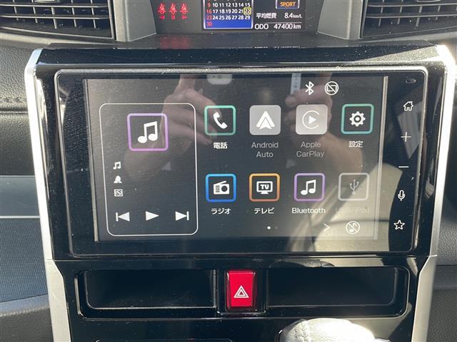 ルーミー カスタムＧ－Ｔ　純正ディスプレイオーディオ　ＡｐｐｌｅＣａｒＰｌａｙ　両側電動ドア　全方位カメラ　前後ドラレコ　ビルトインＥＴＣ　コーナーセンサー　シートヒーター　ＬＥＤライト　衝突軽減ブレーキ　レザー調シートカバー（4枚目）