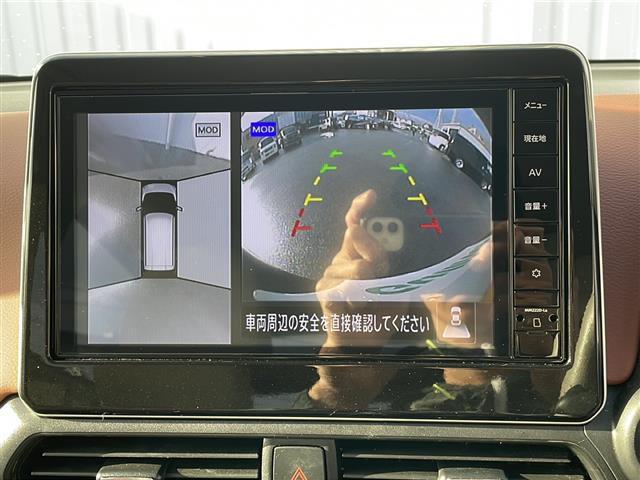 デイズ ボレロ X 禁煙 純正9インチナビ 全方位カメラ アラウンドビューモニター 前後ドラレコ ETC USB給電 前後クリアランスソナー プリクラッシュ オートライト 革巻きステア ステアスイッチ(4枚目)