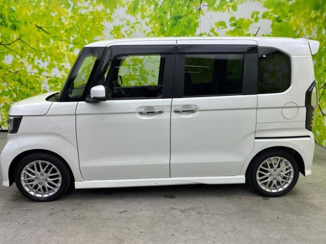 Ｎ－ＢＯＸカスタム Ｌ・ターボ　保証書／純正　８インチ　ＳＤナビ／フリップダウンモニター　純正　１１．５インチ／ホンダセンシング／両側電動スライドドア／シートヒーター／車線逸脱防止支援システム／シート　ハーフレザー　ターボ　禁煙車（2枚目）