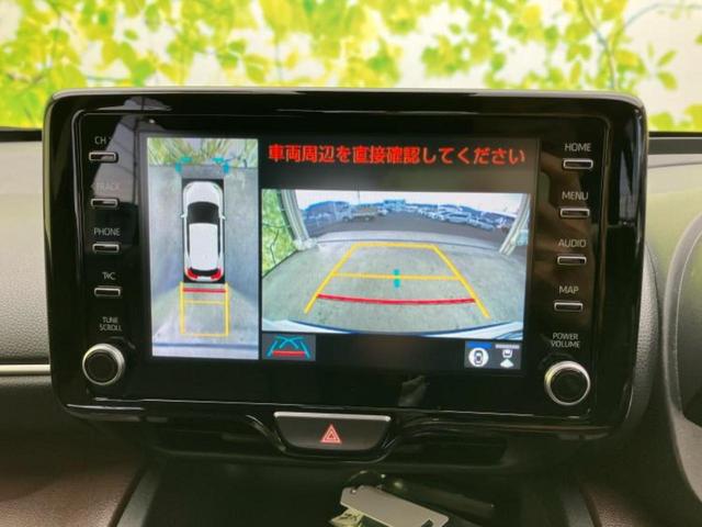 ヤリスクロス ハイブリッドＺ　保証書／ディスプレイオーディオ＋ナビ８インチ／衝突安全装置／シートヒーター／パノラミックビューモニター／車線逸脱防止支援システム／シート　ハーフレザー／ドライブレコーダー　社外　衝突被害軽減システム（10枚目）