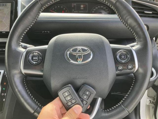 シエンタ Ｇセーフティエディション　新品タイヤ／ＴＲＤエアロ／保証書／純正　９インチ　ＳＤナビ／トヨタセーフティセンス／両側電動スライドドア／シートヒーター　前席／パノラミックビューモニター／車線逸脱防止支援システム　全周囲カメラ（12枚目）