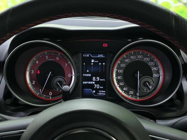 スイフトスポーツ スポーツ 保証書/ディスプレイオーディオ/シートヒーター/ドライブレコーダー 社外/ヘッドランプ LED/Bluetooth接続/ETC/EBD付ABS/横滑り防止装置/アルミホイール 純正 17インチ(10枚目)