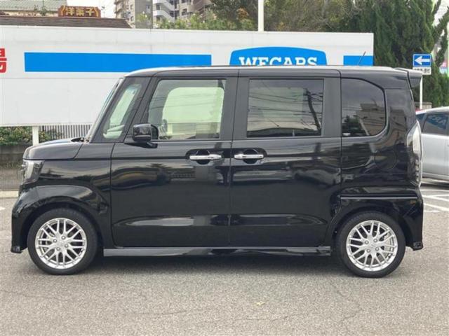 Ｎ－ＢＯＸカスタム ＥＸ・ターボ　新品タイヤ／保証書／純正　８インチ　ＳＤナビ／ホンダセンシング／両側電動スライドドア／シートヒーター　前席／車線逸脱防止支援システム／シート　ハーフレザー／ヘッドランプ　ＬＥＤ／ＵＳＢジャック　ＥＴＣ（2枚目）