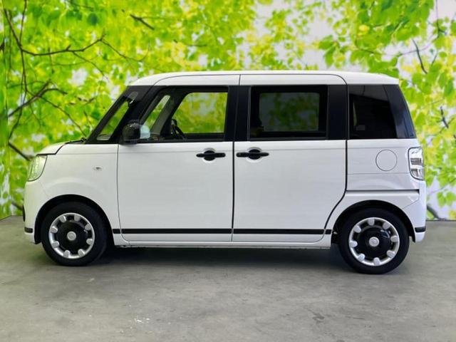 ムーヴキャンバス GブラックアクセントリミテッドSA3 新品タイヤ/社外 SDナビ/衝突安全装置/両側電動スライドドア/パノラマモニター/車線逸脱防止支援システム/ヘッドランプ LED/Bluetooth接続/ETC/EBD付ABS/横滑り防止装置(2枚目)