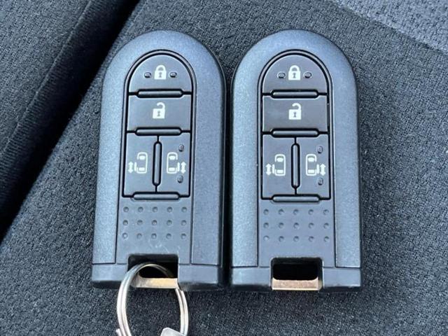 ムーヴキャンバス GブラックアクセントリミテッドSA3 新品タイヤ/社外 SDナビ/衝突安全装置/両側電動スライドドア/パノラマモニター/車線逸脱防止支援システム/ヘッドランプ LED/Bluetooth接続/ETC/EBD付ABS/横滑り防止装置(34枚目)