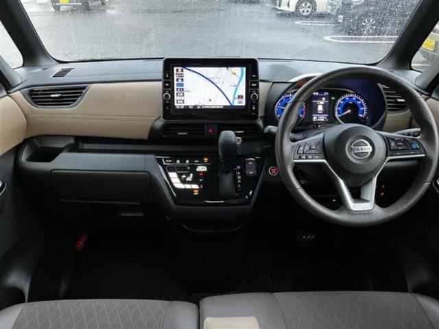 ルークス ハイウェイスターＸプロパイロットエディション　保証書／純正　９インチ　ＳＤナビ／衝突安全装置／両側電動スライドドア／アラウンドビューモニター／車線逸脱防止支援システム／シート　ハーフレザー／プロパイロット／ドライブレコーダー　前後　全周囲カメラ（4枚目）