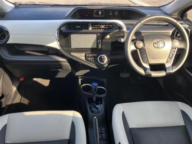 アクア クロスオーバー 純正 SDナビ/トヨタセーフティセンス/シートヒーター 前席/車線逸脱防止支援システム/シート 合皮/ヘッドランプ HID/Bluetooth接続/ETC2.0/EBD付ABS/横滑り防止装置(4枚目)