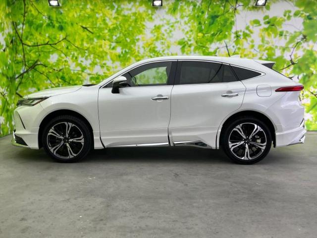 ハリアーハイブリッド Zレザーパッケージ 新品タイヤ/純正エアロ/JBL/保証書/純正 12.3インチ メモリーナビ/デジタルインナーミラー/衝突安全装置/シートヒーター/車線逸脱防止支援システム/シート 合皮/電動バックドア フルエアロ(2枚目)