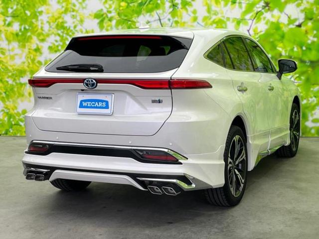 ハリアーハイブリッド Zレザーパッケージ 新品タイヤ/純正エアロ/JBL/保証書/純正 12.3インチ メモリーナビ/デジタルインナーミラー/衝突安全装置/シートヒーター/車線逸脱防止支援システム/シート 合皮/電動バックドア フルエアロ(3枚目)