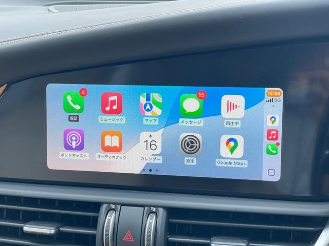 ジュリア スーパー　ベージュ革　ＡｐｐｌｅＣａｒＰｌａｙ　バックカメラ　禁煙車　ＥＴＣ　１８インチ純正アルミホイール　ＢＳＭ　アダプティブクルコン（45枚目）