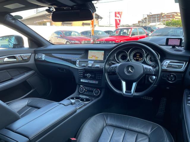 ＣＬＳクラス ＣＬＳ３５０ブルーエフィシェンシＡＭＧスポーツパケジ　黒革　サンルーフ　フルエアロ　２０インチ社外ＡＷ　ナビ　ＴＶ　バックカメラ　ＥＴＣ　Ｂｌｕｅｔｏｏｔｈ　シートヒーター　スマートキー　禁煙車　スモークフィルム（2枚目）