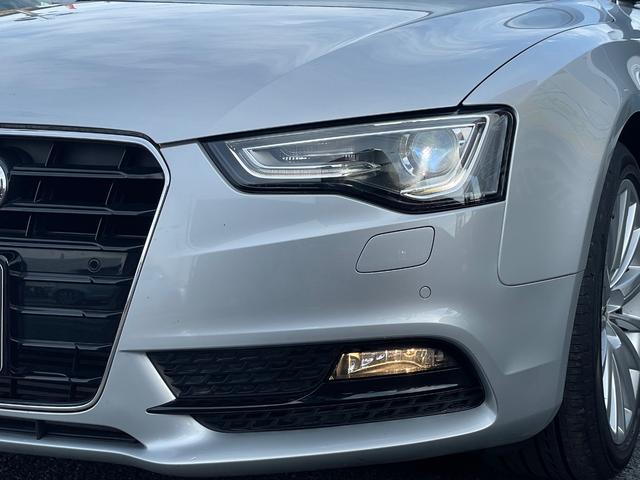 Ａ５カブリオレ ２．０ＴＦＳＩクワトロ　黒革　電動幌　ナビ　バックカメラ　ＴＶ　ＥＴＣ　シートヒーター　禁煙車　ウッドパネル　ＢＳＭ　１８インチ純正アルミホイール（11枚目）