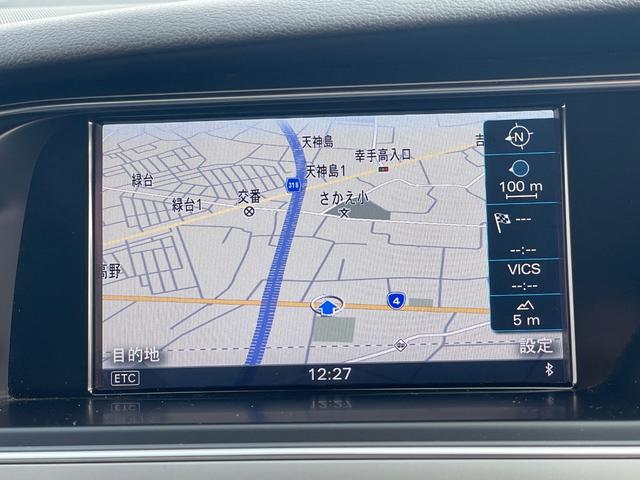 Ａ５カブリオレ ２．０ＴＦＳＩクワトロ　黒革　電動幌　ナビ　バックカメラ　ＴＶ　ＥＴＣ　シートヒーター　禁煙車　ウッドパネル　ＢＳＭ　１８インチ純正アルミホイール（43枚目）