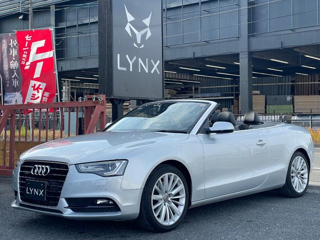 Ａ５カブリオレ ２．０ＴＦＳＩクワトロ　黒革　電動幌　ナビ　バックカメラ　ＴＶ　ＥＴＣ　シートヒーター　禁煙車　ウッドパネル　ＢＳＭ　１８インチ純正アルミホイール（66枚目）