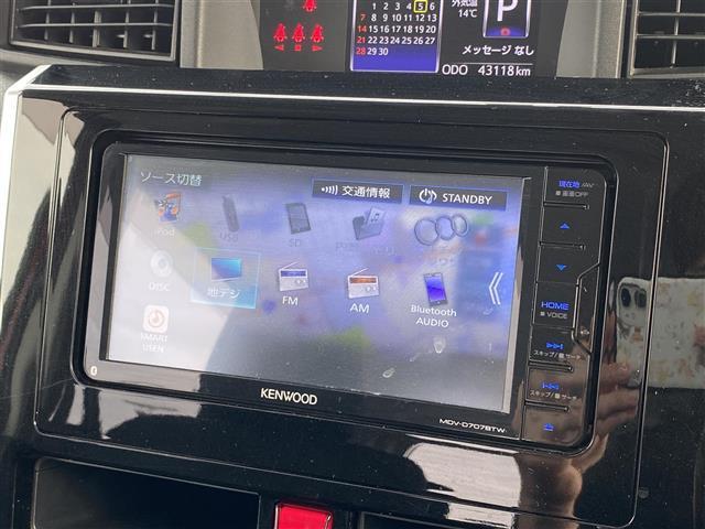 タンク カスタムＧ　ＫＥＮＷＯＯＤナビ　ＣＤ／ＤＶＤ／Ｂｌｕｅｔｏｏｔｈ／フルセグＴＶ　バックカメラ　ビルトインＥＴＣ　両側パワースライドドア　ＬＥＤライト　フォグランプ　オートライト　スマートキー　プッシュスタート（11枚目）