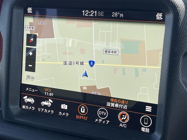 ジープ・ラングラーアンリミテッド ルビコン　純正ナビ　衝突軽減　追従クルコン　ＢＳＭ　ＬＥＤオートライト　Ａｕｔｏハイビーム　レザーシート　シートヒーター　ステアリングヒーター　前後ドラレコ　デフロック　ダウンヒルアシスト　ＥＴＣ２．０（4枚目）