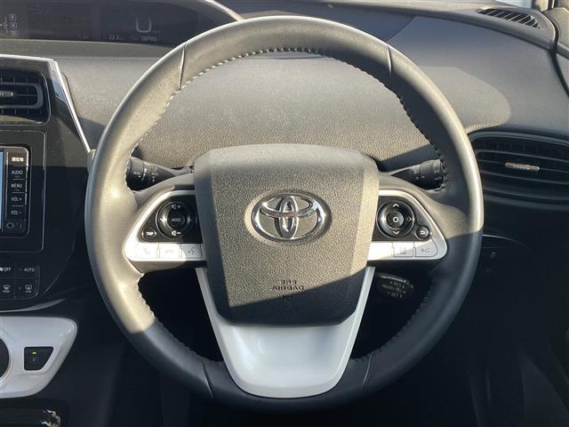 プリウス Sセーフティプラス 純正ナビ BT トヨタセーフティーセンス 衝突軽減 レーンキープ 追従クルコン Autoハイビーム LEDオートライト バックカメラ ドラレコ ビルトインETC 電動格納ミラー クリアランスソナー(10枚目)