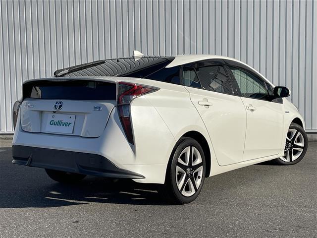 プリウス Sツーリングセレクション 純正ナビ フルセグTV バックカメラ ETC Bluetooth ステアリングスイッチ シートヒーター LEDヘッドライト フォグランプ 純正17インチアルミホイール(39枚目)