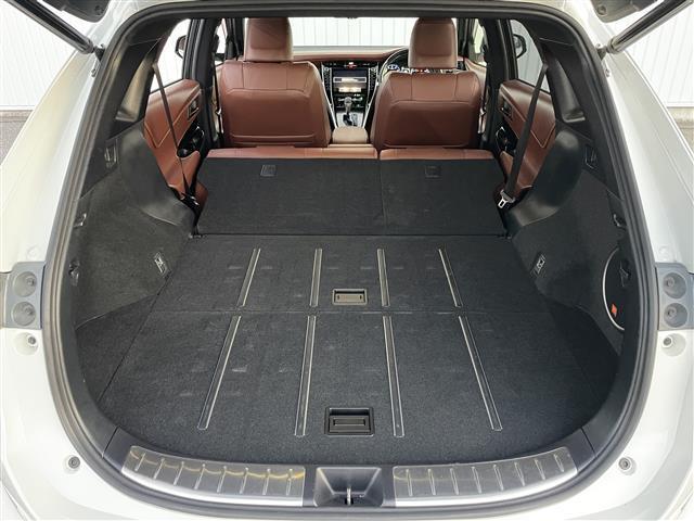 ハリアー プログレス メタル アンド レザーパッケージ TRDエアロ JBL 純正ナビ BT フルセグ 衝突軽減 追従クルコン レーンキープ 全方位 Autoハイビーム LEDオートライト 電動リアゲート レザーシート シートヒーター ベンチレーション(33枚目)