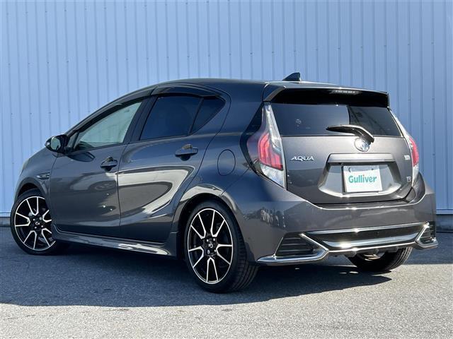 アクア G G’s ナビ バックカメラ ドラレコ ETC LED フルセグ Bluetooth シートヒーター クルーズコントロール 衝突軽減ブレーキ フォグランプ オートライト 17インチアルミホイール スマートキー(33枚目)