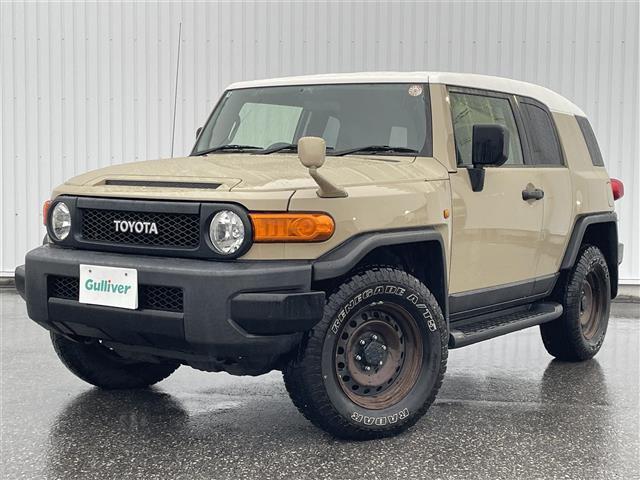 FJクルーザー カラーパッケージ 社外SDナビ フルセグTV バックカメラ ETC 革巻きステアリング 背面スペアタイヤ マッドガード クリアランスソナー クルーズコントロール 横滑り防止装置 RRデフロック リモコンキー スペアキー(36枚目)