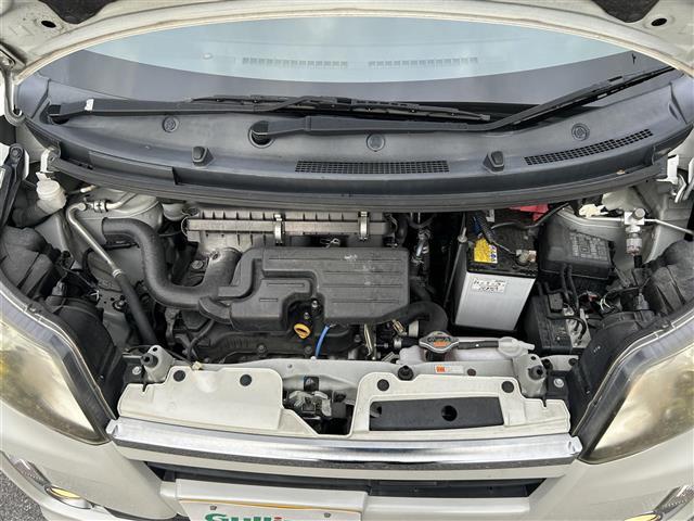 ムーヴ カスタム X SA 社外DVDオーディオプレイヤー バックカメラ 衝突軽減ブレーキ アイドリングストップ オートエアコン プッシュスタート スマートキー 電格ミラー ウインカーミラー ドアバイザー 純正フロアマット(34枚目)