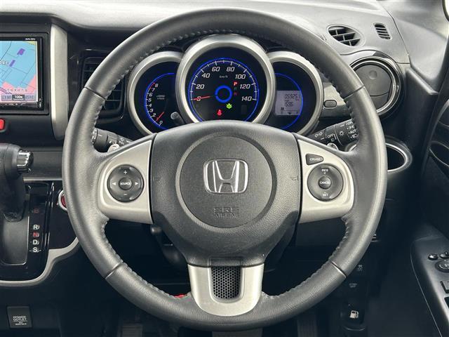 N-BOXカスタム G ターボSSパッケージ 社外SDナビ フルセグTV Bluetooth バックカメラ ETC 両側パワースライドドア パドルシフト クルーズコントロール シティブレーキアクティブシステム オートライト プッシュスタート(8枚目)