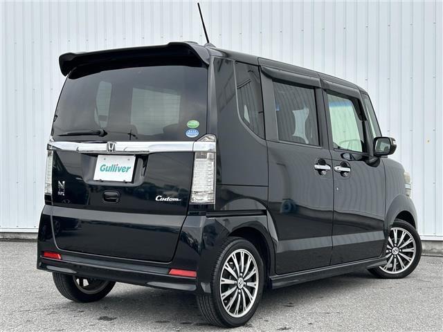 N-BOXカスタム G ターボSSパッケージ 社外SDナビ フルセグTV Bluetooth バックカメラ ETC 両側パワースライドドア パドルシフト クルーズコントロール シティブレーキアクティブシステム オートライト プッシュスタート(36枚目)