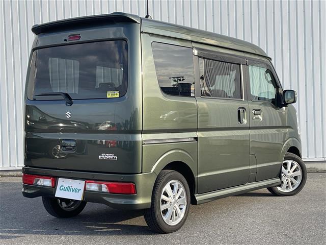 エブリイワゴン PZターボスペシャル 社外SDナビ 地デジTV CD Bluetooth AM FM バックカメラ 電動サイドステップ 衝突軽減 車線逸脱 両側電動ドア プッシュスタート スマートキー ドラレコ ETC 電格ミラー(38枚目)