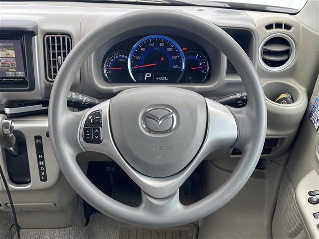 スクラムワゴン ＰＺターボ　社外メモリナビ　地デジＴＶ　ＣＤ　ＤＶＤ　ＡＭ　ＦＭ　衝突軽減　横滑り防止　片側電動ドア　ステアリングリモコン　シートヒーター　スマートキー　電格ミラー　ドアバイザー　ＨＩＤヘッドライト　オートライト（7枚目）