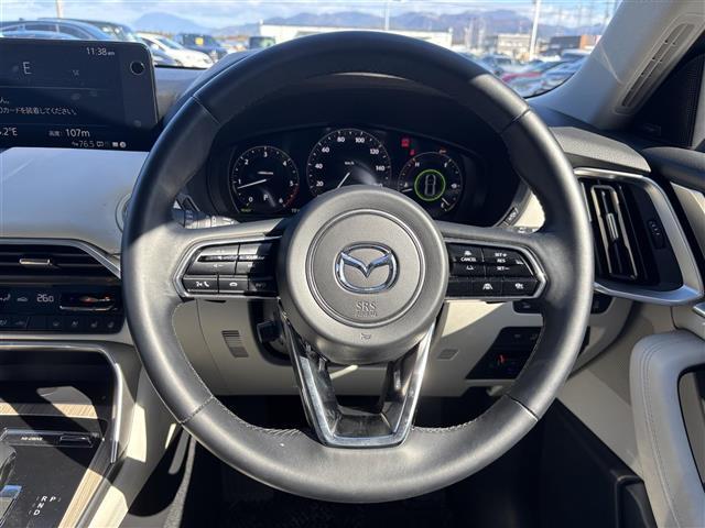 ＣＸ－６０ ＸＤ－ハイブリッド　エクスクルーシブモダン　１０型ナビ　フルセグＴＶ　Ｂｌｕｅｔｏｏｔｈ　ＢＯＳＥサウンド　全方位カメラ　ドラレコ　レーダークルコン　コーナーセンサー　ＥＴＣ　シートヒーター　白革シート　パワーバックドア　スマートキー（8枚目）