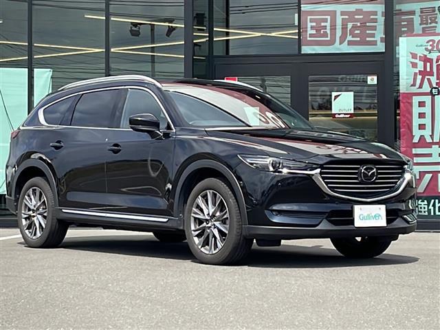 ＣＸ－８ ＸＤ　Ｌパッケージ　全方位カメラ　純正ナビ　バックカメラ　ドライブレコーダー　クルーズコントロール　衝突軽減ブレーキ　ＢＯＳＥサウンドスピーカー　ＥＴＣ　レザーシート　シートヒーター　オートライト　保証書　取扱説明書（24枚目）