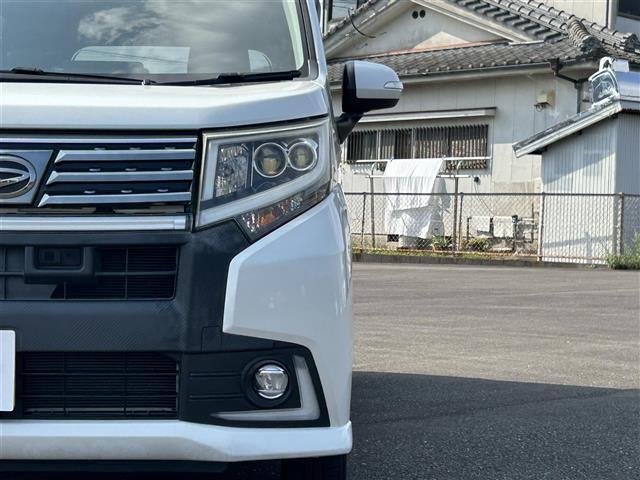 ムーヴ カスタム X ハイパーSAII 社外SDナビ CD/DVD/BT/フルセグ バックカメラ LEDヘッドライト ハーフレザーシート 純正14インチアルミホイール アイドリングストップ スマートキー 社外ドラレコ クリアランスソナー(34枚目)