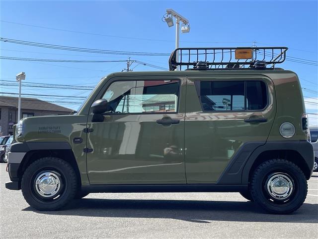 タフト G 衝突警報装置 LittleDフェイスチェンジキット スカイルーフトップ 社外ナビ BT/ワンセグ/CD/DVD バックカメラ LEDオートライト シートヒーター ブレーキホールド(34枚目)