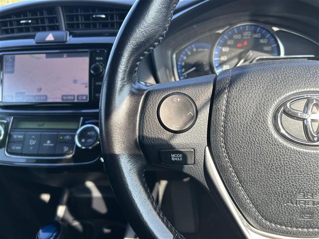 カローラフィールダー ハイブリッドG ToyotaSafetySenseC 純正ナビ CD DVD BT フルセグ バックカメラ クルーズコントロール オートライト 布シート ステアリングスイッチ アイドリングストップ スマートキー(6枚目)