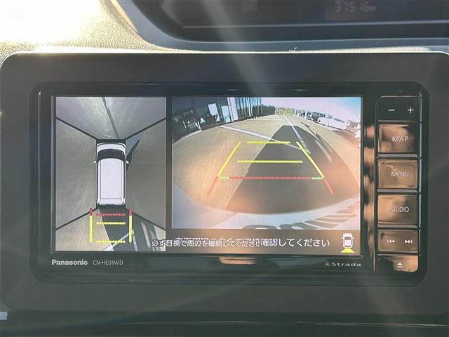 タント カスタムＲＳスタイルセレクション　スマートアシスト　Ｐａｎａｓｏｎｉｃナビ　フルセグＴＶ　Ｂｌｕｅｔｏｏｔｈ　ＣＤ　ＤＶＤ　全方位カメラ　両側パワースライドドア　レーダークルーズコントロール　前後ドライブレコーダー　ＬＥＤヘッドライト（2枚目）