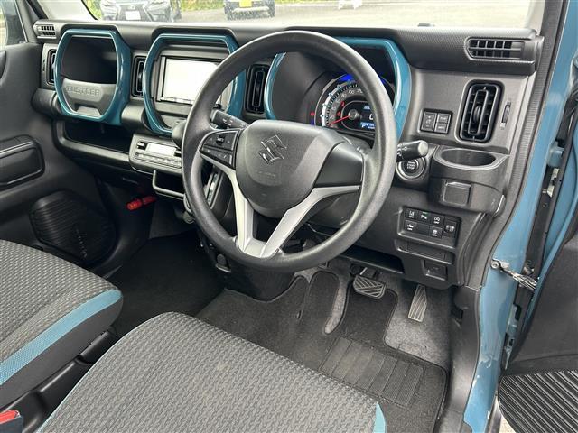 ハスラー ハイブリッドＧ　社外ＳＤナビ　ＣＤ／ＤＶＤ／ＢＴ　バックカメラ　クリアランスソナー　ＤＮシートヒーター　ステアリングスイッチ　アイドリングストップ　スマートキー　社外ＥＴＣ　オートライト　衝突被害軽減システム（21枚目）