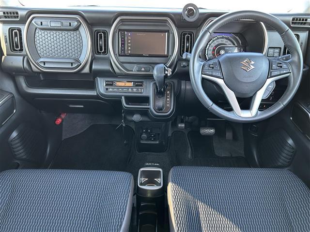 ハスラー ＪスタイルＩＩターボ　ワンオーナー　社外ディスプレイオーディオ　Ｂｌｕｅｔｏｏｔｈ　ＣＤ　ＤＶＤ　バックカメラ　レーダークルーズコントロール　ＬＥＤヘッドライト　シートヒーター　純正１５インチアルミホイール　スマートキー（6枚目）