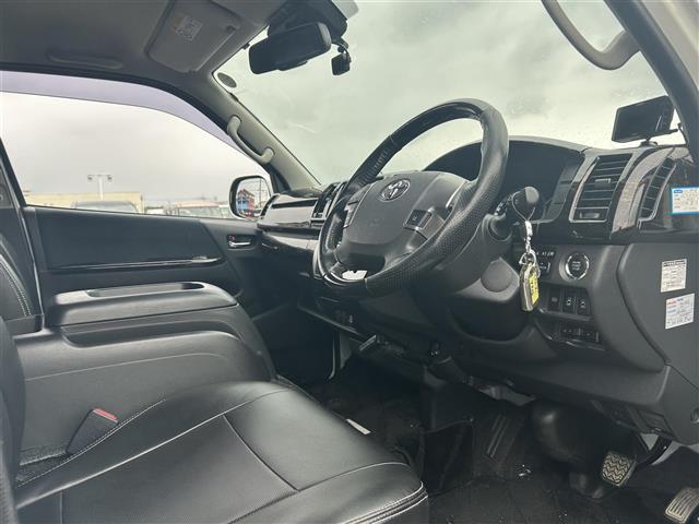 ハイエースバン トヨタセーフティセンス フリップダウンモニター 社外ナビ CD DVD BT フルセグ バックカメラ 両側パワースライドドア LEDオートライト ステアリングスイッチ アイドリングストップ ETC(18枚目)