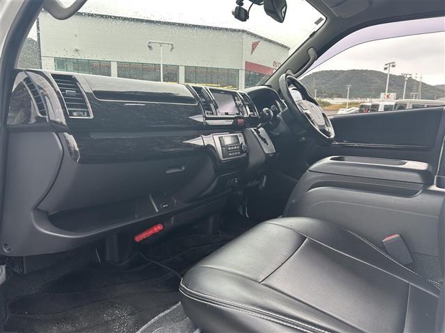 ハイエースバン トヨタセーフティセンス フリップダウンモニター 社外ナビ CD DVD BT フルセグ バックカメラ 両側パワースライドドア LEDオートライト ステアリングスイッチ アイドリングストップ ETC(20枚目)