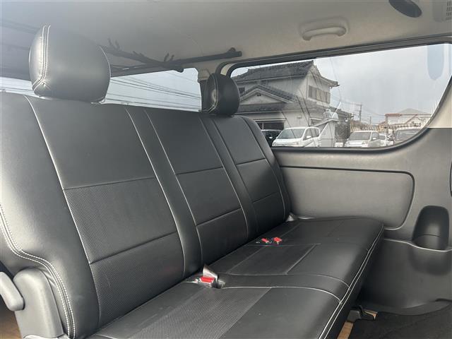 ハイエースバン トヨタセーフティセンス フリップダウンモニター 社外ナビ CD DVD BT フルセグ バックカメラ 両側パワースライドドア LEDオートライト ステアリングスイッチ アイドリングストップ ETC(23枚目)