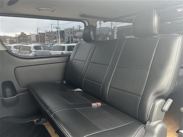 ハイエースバン トヨタセーフティセンス フリップダウンモニター 社外ナビ CD DVD BT フルセグ バックカメラ 両側パワースライドドア LEDオートライト ステアリングスイッチ アイドリングストップ ETC(25枚目)