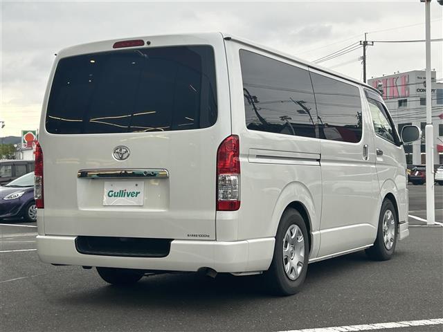 ハイエースバン トヨタセーフティセンス フリップダウンモニター 社外ナビ CD DVD BT フルセグ バックカメラ 両側パワースライドドア LEDオートライト ステアリングスイッチ アイドリングストップ ETC(30枚目)